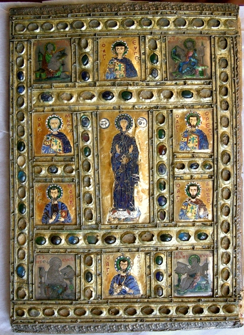 Cod. Lat. I, 100, Legatura, arte bizantina